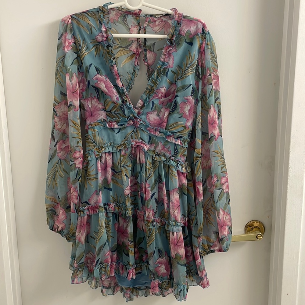Floral Long Sleeve Dress